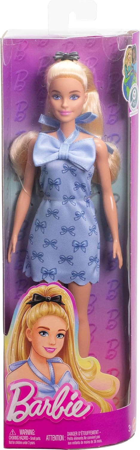 Barbie Fashionistas Doll #237 in Blue Bow Halter